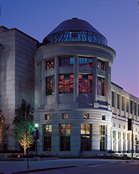 NC Museum of Natural Sciences at night